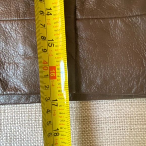 Mix-It Womens Brown Soft Leather Western Casual Skirt- Sz-4 - Picture 13 of 14